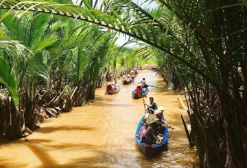 TOUR RẠCH GẦM XOÀI MÚT - KDL LÀNG XANH 